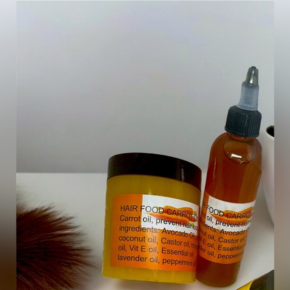 CARROT OIL, AND HAIR POMADE, CARROT HAIR BUTTER. - Picture 1 of 9